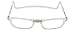Clic Magnetic Long Size Reading Glasses in Clear +1.75