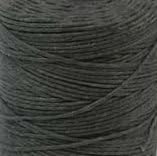 Waxed Irish Linen Crawford Cord 4 Ply 10 Yards SLATE GREY