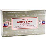 Title: Satya Nag Champa White Sage Fragrance Incense Sticks-12packs x 15grams (1)