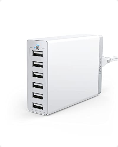 Anker Desktop Charger, 60W 6 Port USB Multiple Charging Hub