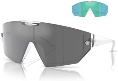 Amazon.com: Versace VE 4461 148/6V Crystal Plastic Shield