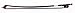 Vio Music #403 3/4 Bass Bow,brazilwood, Ebony Frog, French Style, Black Horsehair