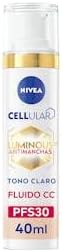 Cellular Luminous630 CC Anti-Flecken-Fluid, SPF30, 3-in-1, CC Cream, dreifache Wirkung, deckt und reduziert Flecken, farbiger Sonnenschutz, alle Hauttypen, helle Farbe, 40 ml