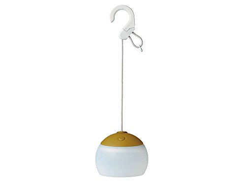 Snow Peak Hozuki Lantern - Battery-Powered Light for Desk & Camp Table with Hanging Hook - 5.8 oz - Green