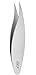 Slice 10456 Precision Tweezers, Pointed Tip, for Ingrowns, Stuble, Facial Hair, Perfectly Aligned Tips, Stainless Steel
