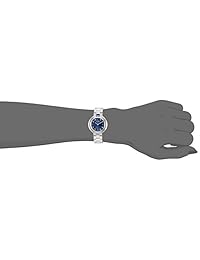 Bulova Mujer 'Rubaiyat' acero inoxidable de cuarzo reloj Casual, color: plateado (modelo: 96r225)
