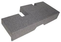 10 Dual Down-Firing Subwoofer Carpeted Enclosure - Fits Toyota Tundra Crew Cab-2Pack