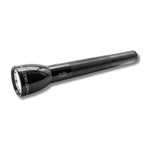 MagLite High Lumens LED Flashlight – ML300L 4-Cell D Flashlight with Adjustable