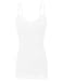 Bozzolo XT1004L Pack Ladies Adjustable Spaghetti Strap Lace Trim Cami Tank Top 2Pack-Blk/White XL