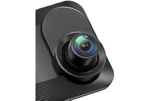 TUIFAC 4K Rear View Mirror Camera, 12'' Mirror Dash Cam, 4K/2.5K Backup Camera for Car, WiFi/GPS Dash Cam Front and Rear with 32GB Card, APP, Voice Control, WDR Night Vision, Reverse Assist (Brown)