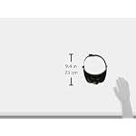 Carson-Optical-Pro-Series-MagniVisor-Deluxe-Head-Worn-LED-Lighted-Magnifier-with-4-Different-Lenses-15X-2X-25X-3X-CP-60-Black-4-Inch