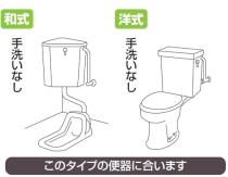 三栄水栓 【手洗いなしロータンクのボールタップ】 補助水管付 V45-X-13