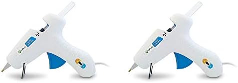AdTech 0453 2-Temp Dual Temperature Hot Glue Gun Full Size, White (Тwo Рack)