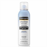 Neutrogena Ultra Sheer Body Mist Sunscreen, SPF 100, 5 fl oz - 2pc