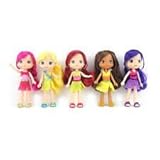 Strawberry Shortcake 6 inch Fashion Doll Multipack - Beach Blast Collection: Strawberry, Raspberry, Cherry, Orange and Lemon