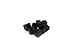 MakerBeam Vinyl End Caps, Black (Pack of 8)