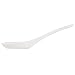Porlien White Bone China Asian Soup Spoons 6.75 Inch-Set of 4