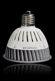 ecomaa NICHIA LED PaR30 E27, warm white 3500 K, 11W = 75W with FAN [Energy Class A]