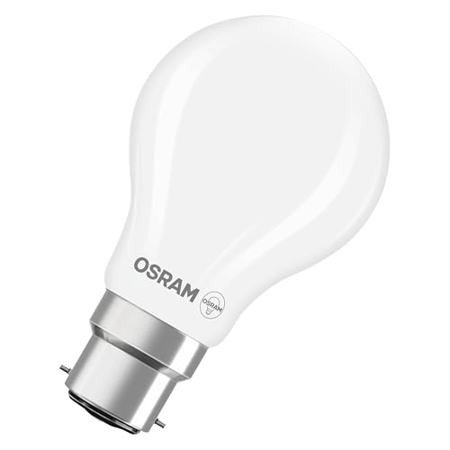 Osram LED-Lampe Star Kolbenform A60 Filament, 2700 K warmweiß, 5,9 W, B22d, matt, 806 lm, 15.000h, für Decken- und Stehleuchten, blendfrei