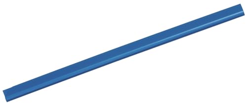 Durable A4 Spine Bar 6mm Blue - Pack of 50 - Quick and Easy Binding for Unpunched Documents - Holds Up to 60 A4 Sheets