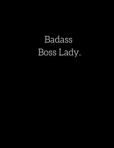 Badass Boss Lady.: Extra Large Notebook 8.5 x 11 ,590(Lined) Ruled Pages,Big-Giant Notebook