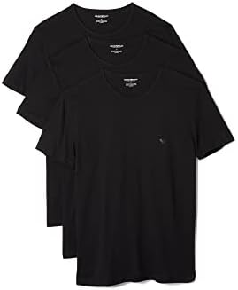 Emporio Armani Mens Eco Viscose 2 Pack Crew Neck Shirt, Armani