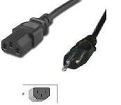Huetron AC Power Cord Cable for LG LCD TV , 10'