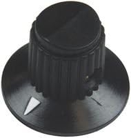 GRAYHILL 11K5015-KMNB ROUND KNURLED CONTROL KNOB, 6.35MM (1 piece)