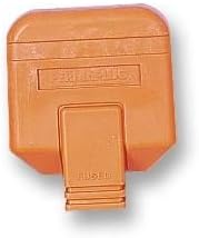 PERMAPLUG - Heavy Duty UK Mains Plug with 13A Fuse, Orange
