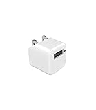 eeco Single-Port Ultra Small USB Wall Charger, Portable Travel Charger 5V 1A with Foldable Plug and SmartIC Charging Compatible for iPhone, iPad Air/Pro/Mini, Samsung, Nexus, HTC, Pixel, LG and More