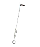 BBQ funland Stainless Steel Ash Tool for Big Green Egg, Kamado Joe and Other Charcoal Grills (18"Long)