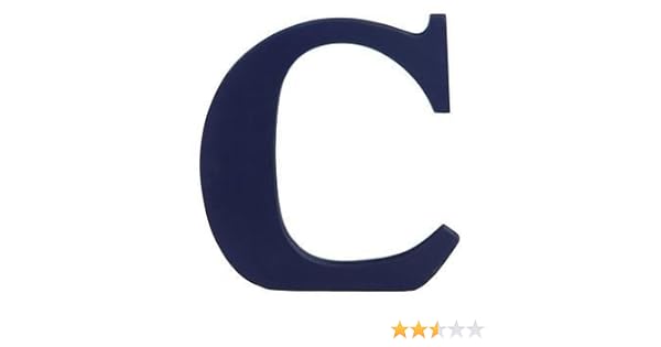 Amazon Com Letter O Holic Contemporary Large 6inch Wooden Letters