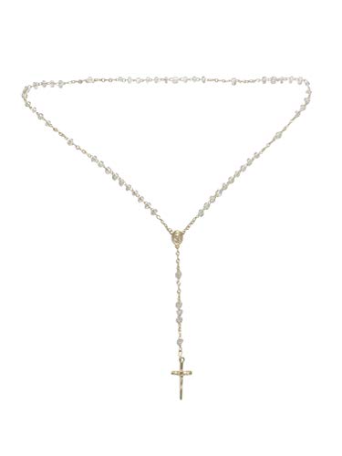 Angelitos de Mexico Ceremonial Baptism Kit Shell Towel Candle and Rosary Juego de Bautizo Artesanal - Thumbnail 4