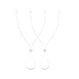 TechMatte AirPod Straps for Apple AirPods compatible with iPhone 7 and iPhone 7 Plus (White 2-Pack)