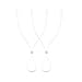 TechMatte AirPod Straps for Apple AirPods compatible with iPhone 7 and iPhone 7 Plus (White 2-Pack)