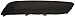 OE Replacement Volkswagen Front Driver Side Bumper Molding (Partslink Number VW1046105)