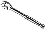 US PRO 1/2 Dr Quick Release Straight Ratchet 4158 72 Teeth Chrome Vanadium view 2