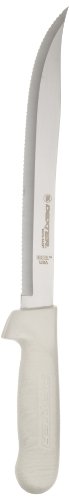 Dexter 13563 SaniSafe Scalloped Utility Knife, 9"