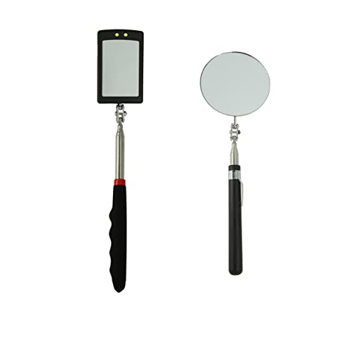 Telescopic Inspection Mirror ，Telescopic lamp inspection mirror, 360