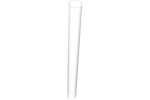 FixtureDisplays® Clear Acrylic Tube 3" Diameter (2.953" Exact Outside dim) x 36" Long, 5/64" (2mm) Wall 18806-NF