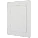 Wallo® 5 X 7-Inch Plastic Access Door, Reinforced Hinged Access Panel for Drywall Walls and Ceilings. Perfect for Providing Service Area for Plumbing/Wiring Applications and Electrical Access Panels