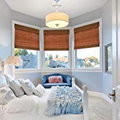 Radiance-Cordless-Window-Shades-for-a-Standard-Size-Window-Width-Maple-Cape-Cod-Flatweave-Bamboo-Roman-Shade-with-Valance-34-Inch-Width-x-64-Inch-Length