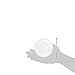 Amazon Basics Compostable Flat Cold Cup Lid, 95mm, Clear, Pack of 1,000