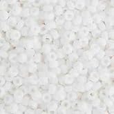 Miyuki 8/0 Japanese Glass Seed Beads 22gms SB402 in Chalk White Opaque
