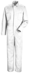 Men's Snap Front Cotton Coverall, Oversized Fit, Long Sleeve