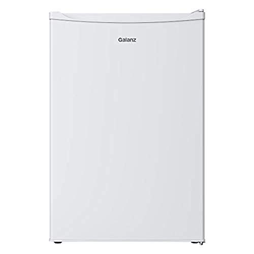 Galanz GLF31UWED Upright Freezer Single Door Fridge with Mechanical Temperature Control, 3.1 Cu.Ft White