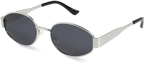 Amazon.com: BUTABY Retro Oval Sunglasses for Women Men  display picture 3