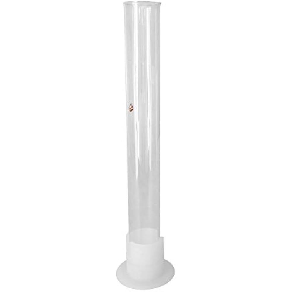 Glass Cylinders Hydrometer Test Jar 250 Ml (355 Max) Capacity 13