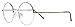 Full Rim Metal Round Eyeglasses Frame (Small Size) - Silver