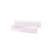 Timiy Pack of 4Pcs White DIY Guitar Bridge Nut Blank Set Made of Real Cattle Bone for Acoustic Classical Guitar